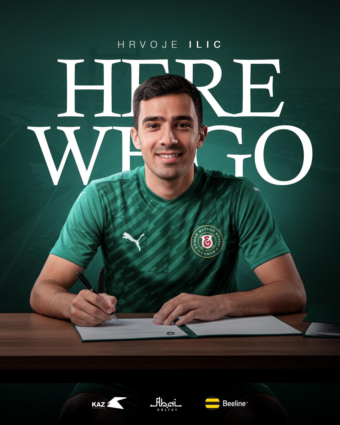 🤝Қош келдің Хрвое Илич!
🇭🇷«Елімай» футбол клубы 26 жастағы Хорватия U19 экс жартылай қорғаушысы Илич Хрвоемен келісімшартқа отырды. Бойы 181 см құрайтын бойшаң ойыншы кәсіби футболдағы мансабын 2013 жылы «Оисек» ұжымында бастады. «Динамо Загреб», «Пескара» және «Кривбасс» клубтарында өнер көрсетті. Хорватия жастар ұлттық құрамасында 30-ға жуық ойын өткізіп жанкүйерлерінің көңілінен орын ала білді.
Абай еліне қош келдің Илич!
@fc_elimai