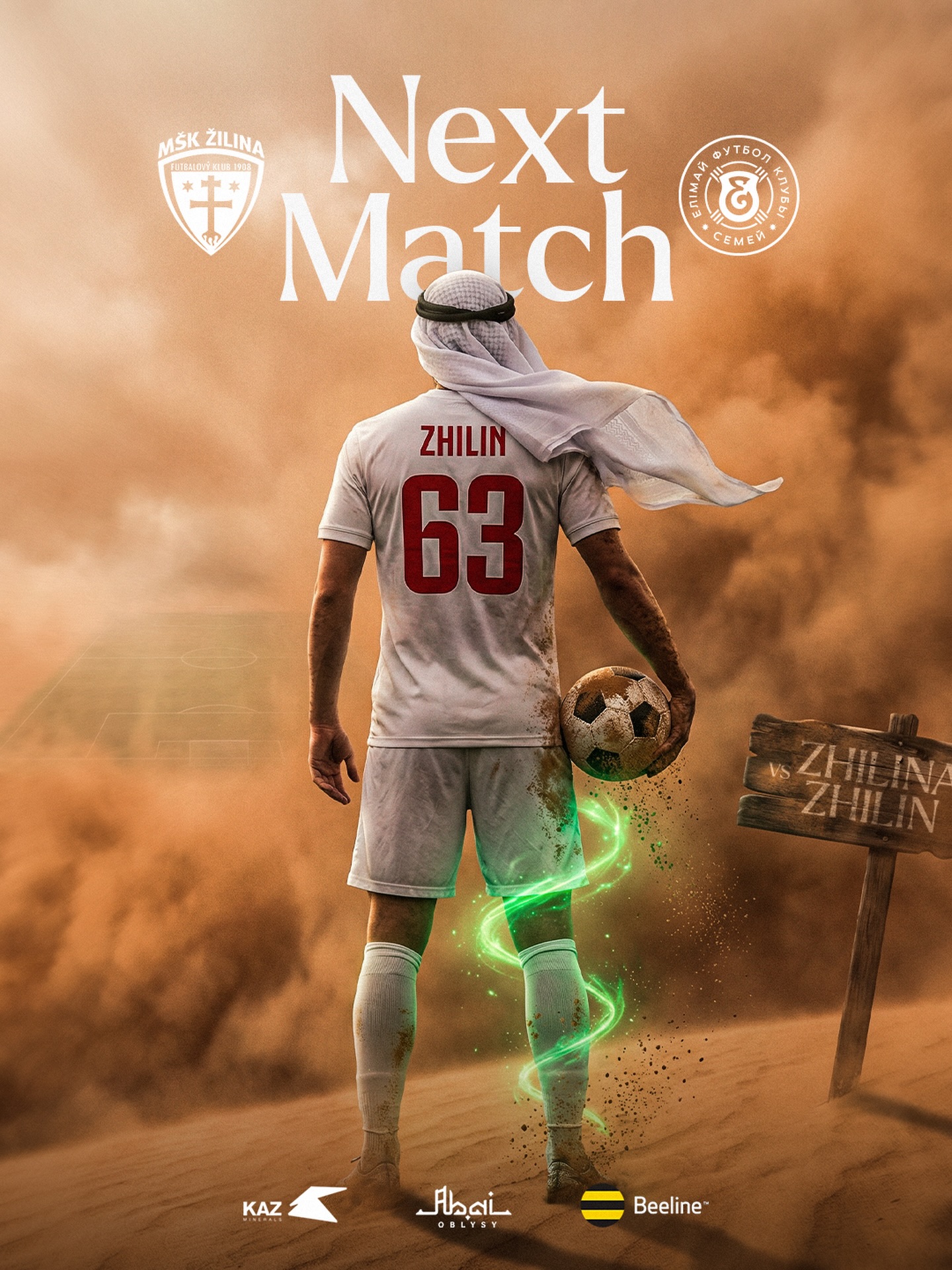 Next match 

FC «Жилина» - FC «Елімай»

🗓️ 20.01.2026 

⌛️18:00

🇸🇰 Словакияның жоғары лигасының 7 дүркін чемпиондарына қарсы жолдастық кездесу өткіземіз

📺 Тікелей эфирді Елімай ресми YouTube арнасынан тамашалай аласыздар
🇦🇪 БАӘ елінен тілекей көрсетілім!

🏟️ Al Hamriyah Sports Club стадионы

@fc_elimai